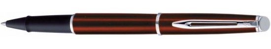  ручки waterman ручка ватерман роллер в футляре Hemisphere Mettalic Cognac